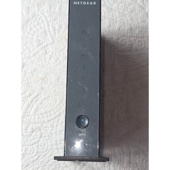 Netgear N300 WiFi Router Model WNR2000v4*With Attached Stand*Cords not Included - Picture 3 of 6